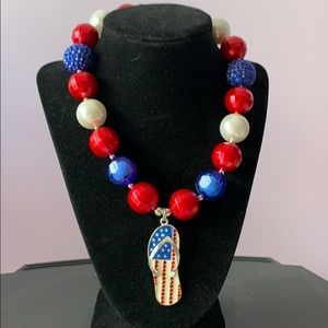 Chunky Necklace - Patriotic